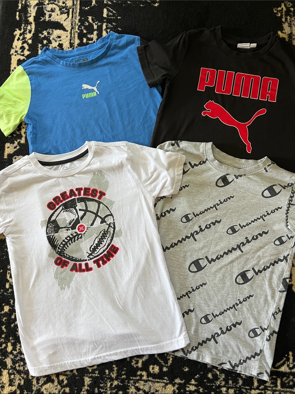 Boys 4 pc puma Tshirt bundle size S(8)